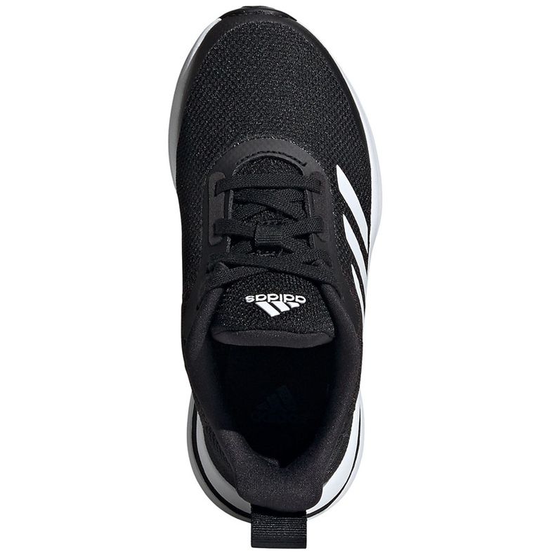 Sapatos infantis Adidas FortaRun K preto e branco FW3719 1
