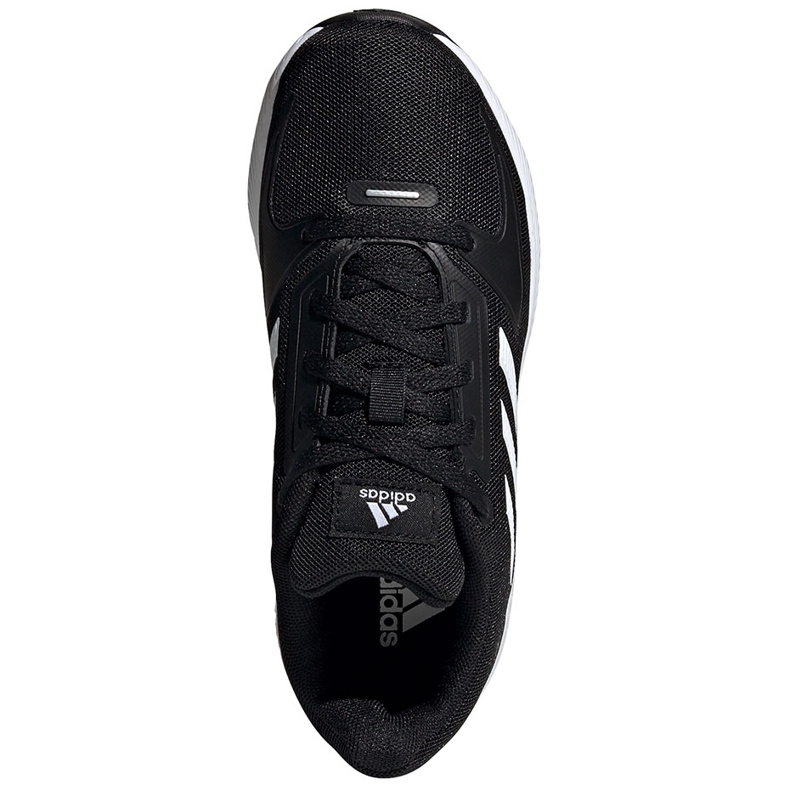 Sapatos infantis Adidas Runfalcon 2.0 K preto e branco FY9495 1