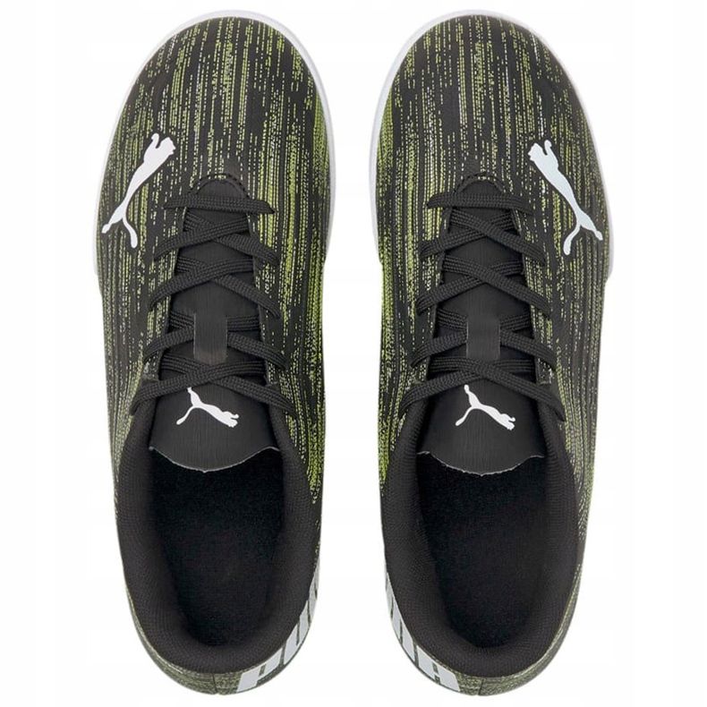 Chuteiras Puma Ultra 4.2 It Junior preto-verde-branco 106368 02 multicolorido 1