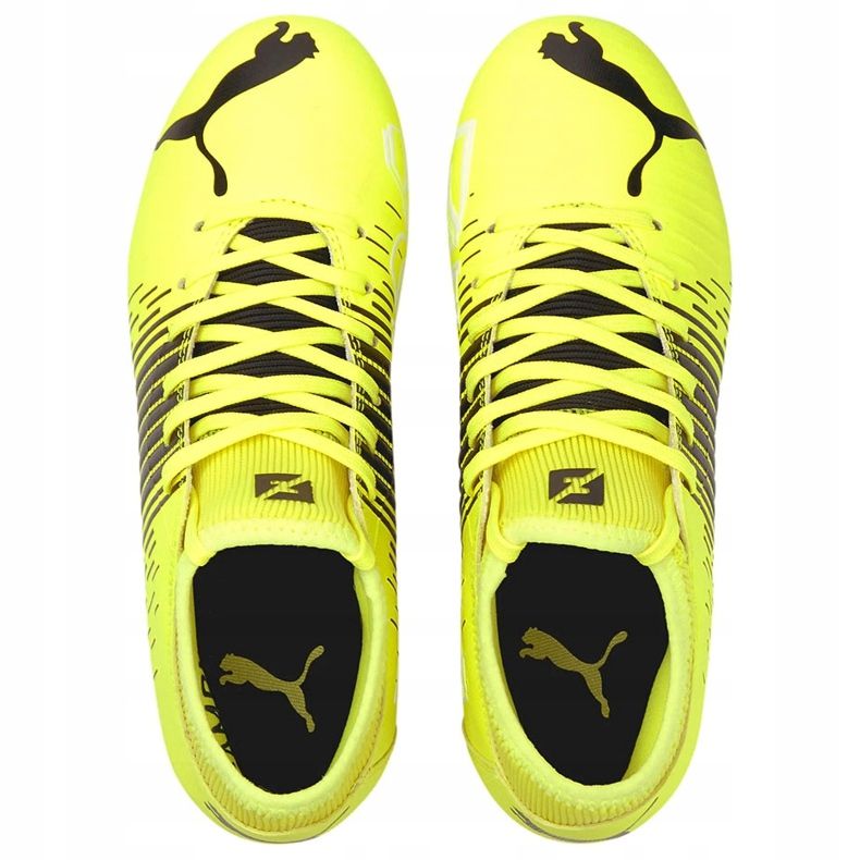 Chuteiras Puma Future Z 4.1 Fg Ag Junior amarelas 106400 01 amarelo amarelo 1
