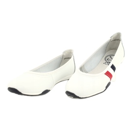 Bailarinas de esportes femininos Filippo DP2063 / 21 branco vermelho azul marinho 2