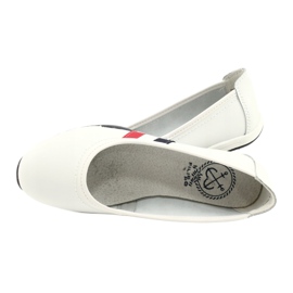 Bailarinas de esportes femininos Filippo DP2063 / 21 branco vermelho azul marinho 4