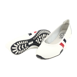 Bailarinas de esportes femininos Filippo DP2063 / 21 branco vermelho azul marinho 3