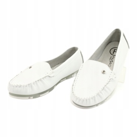 Mocassim feminino de couro Filippo DP2037 branco 2