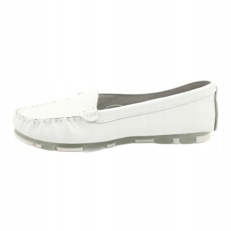 Mocassim feminino de couro Filippo DP2037 branco 1