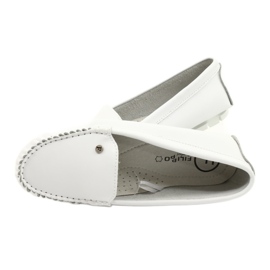 Mocassim feminino de couro Filippo DP2037 branco 4