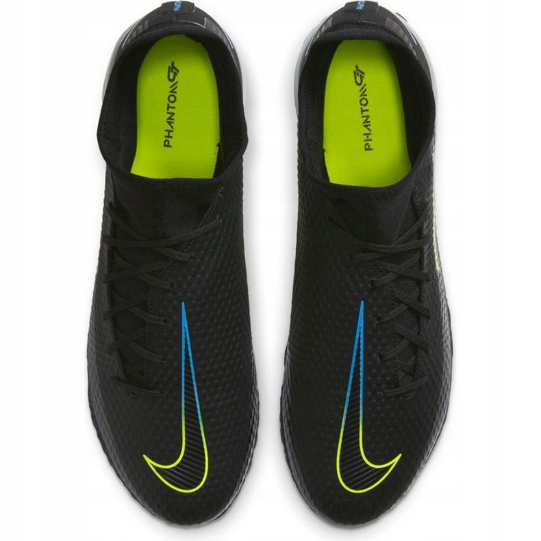 Chuteira Nike Phamtom Gt Academy Df Tf CW6666 090 preto preto 1
