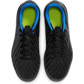 Chuteiras Nike Tiempo Legend 8 Club Tf Junior AT5883 090 preto preto 1