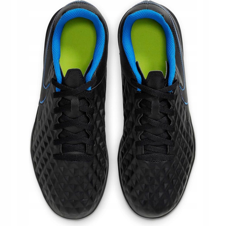 Chuteiras Nike Tiempo Legend 8 Club Tf Junior AT5883 090 preto preto 1