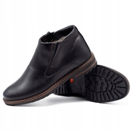 Mario Pala Botas de inverno masculinas negras de 293 MP marrom preto 1