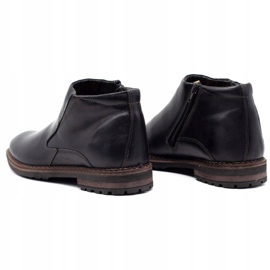 Mario Pala Botas de inverno masculinas negras de 293 MP castanho preto 3