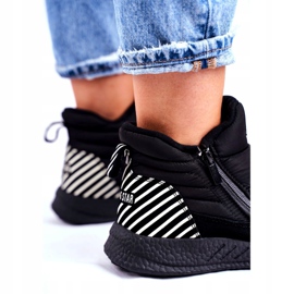 Botas esportivas femininas Big Star Black GG274470 branco preto 4