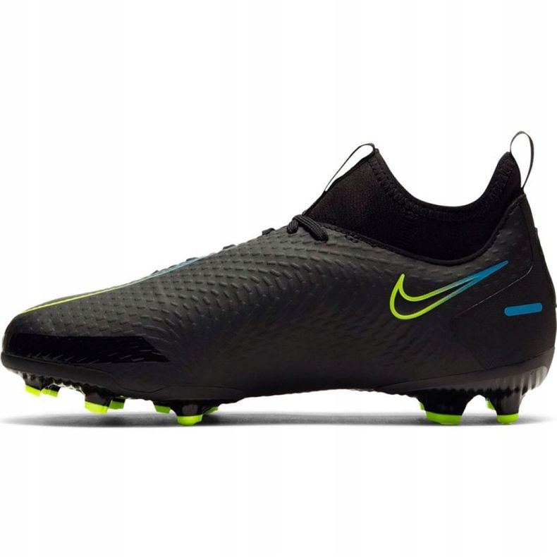 Chuteiras Nike Phantom Gt Academy Df FG / MG Jr CW6694-090 preto preto 2