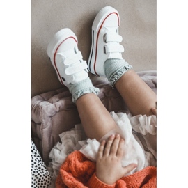 Tênis infantil com velcro Big Star HH374199 branco 2