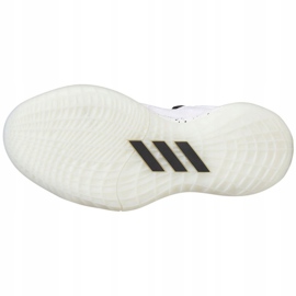 Tênis de basquete Adidas Harden Stepback 2 Jr FZ1545 branco, branco, preto branco 2