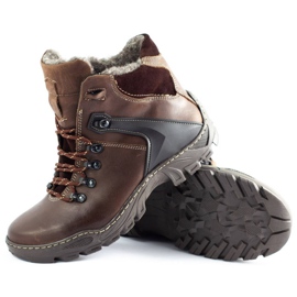 KENT Sapatos masculinos de inverno 119 marrom trekking castanho 2