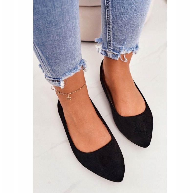 PS1 Delicate Ballerina In Spitz Black Dermeno Suede preto 2