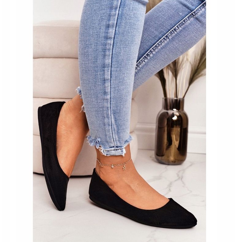 PS1 Delicate Ballerina In Spitz Black Dermeno Suede preto 1