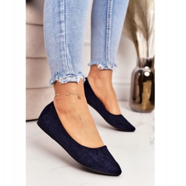 PS1 Delicate Ballerina In Spitz Azul Marinho Camurça Dermeno azul-marinho 1