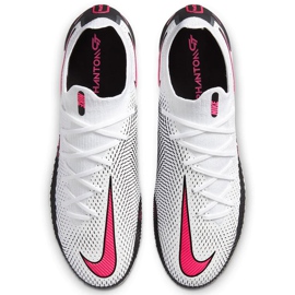Chuteira Nike Phantom Gt Elite Ag Pro CK8438 160 de futebol branco branco 1