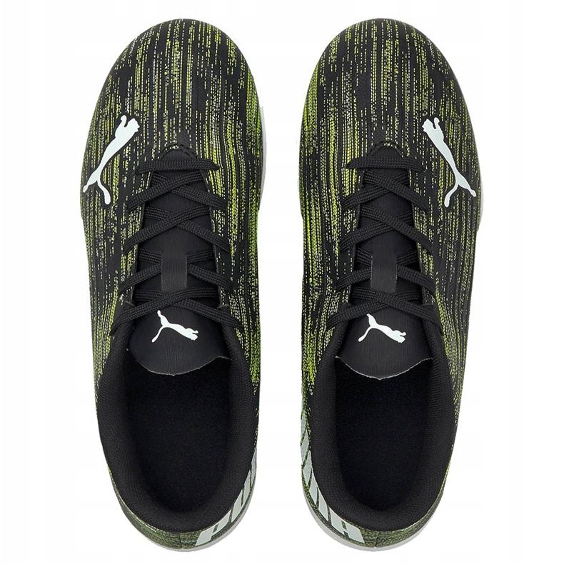 Chuteiras Puma Ultra 4.2 Tt Junior preto-verde-branco 106367 02 1