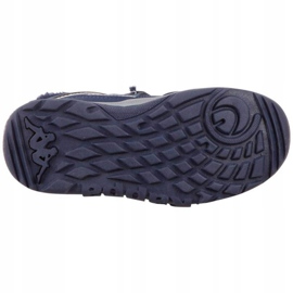 Sapatos infantis Kappa Cui Tex azul marinho-rosa 260823K 6722 azul-marinho 9