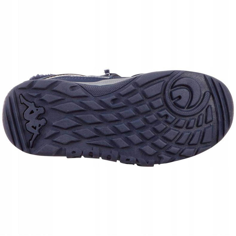Sapatos infantis Kappa Cui Tex azul marinho-rosa 260823K 6722 4