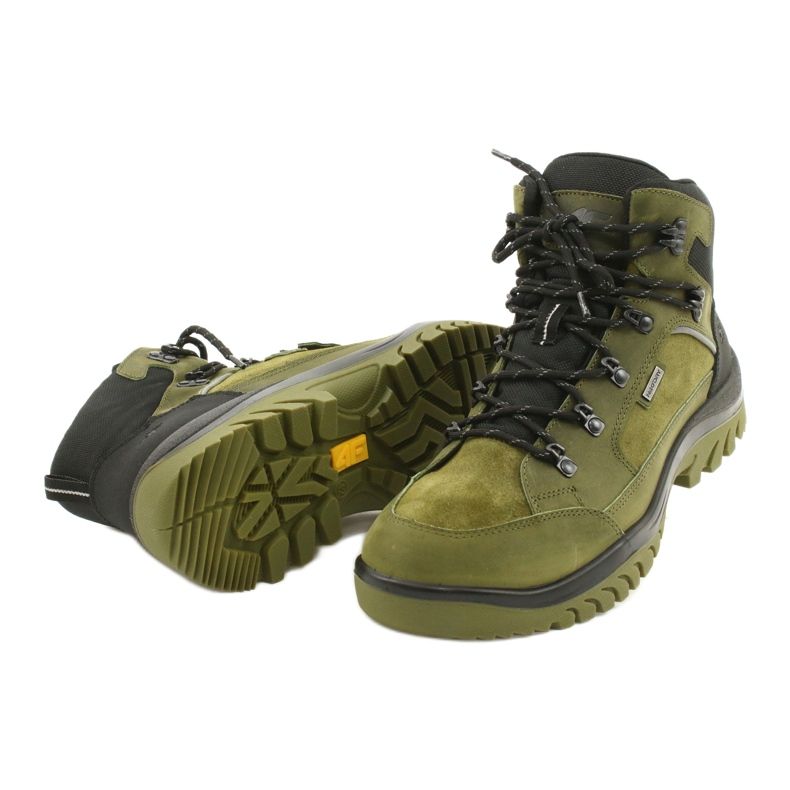 Calçados masculinos 4F Trek M H4Z20-OBMH254 44S preto verde 2