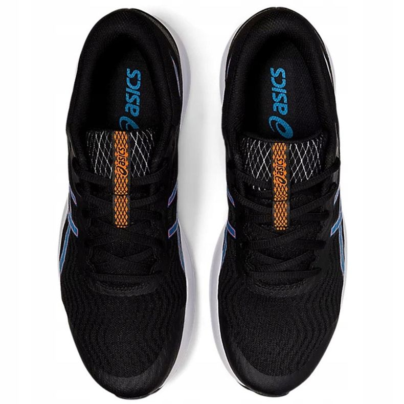 Tênis masculino Asics Patriot 12 preto e azul 1011A823 004 1