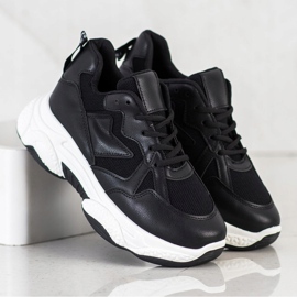 Fashion Tênis Confortáveis preto 1