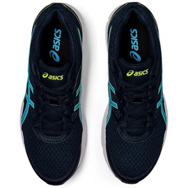 Sapatos masculinos Asics Jolt 3 azul marinho 1011B034 400 azul-marinho verde 1