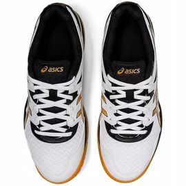 Sapatos masculinos Asics Gel-Task 2 branco-preto-ouro 1071A037 102 1