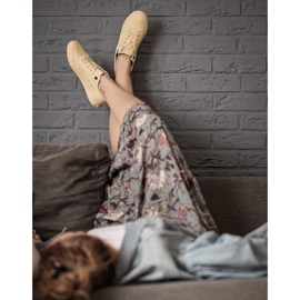 Tênis feminino Big Star Yellow DD274441 amarelo 1