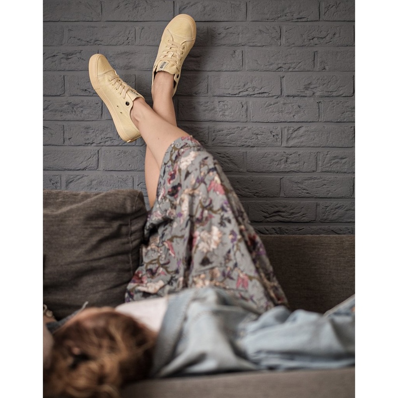 Tênis feminino Big Star Yellow DD274441 amarelo 1