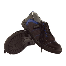 Sapato baixo preto com zíper Ren But 4292 azul 3 Sapato baixo preto com zíper Ren But 4292 azul 3