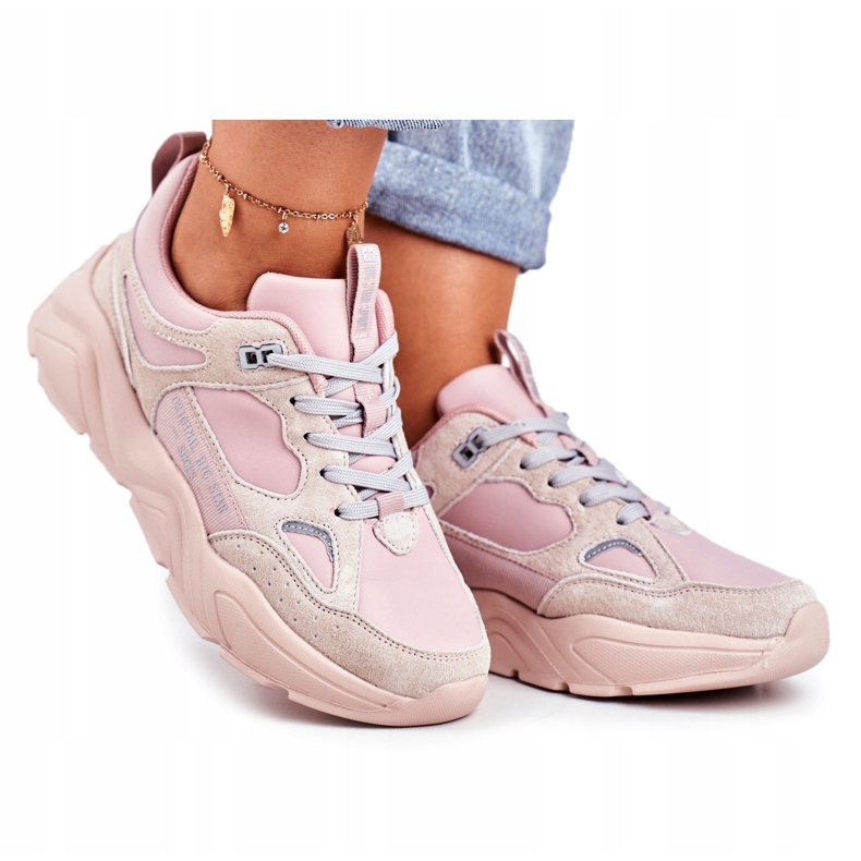 Tênis Hell Rosa Big Star GG274655 bege 2