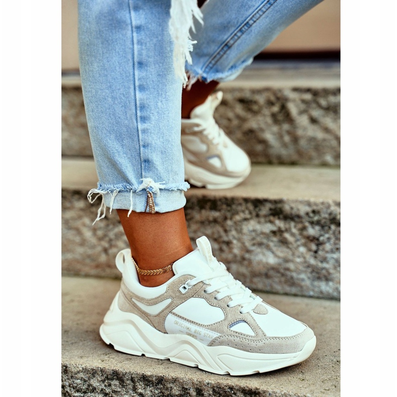 Calçado desportivo feminino Big Star GG274657 bege 1