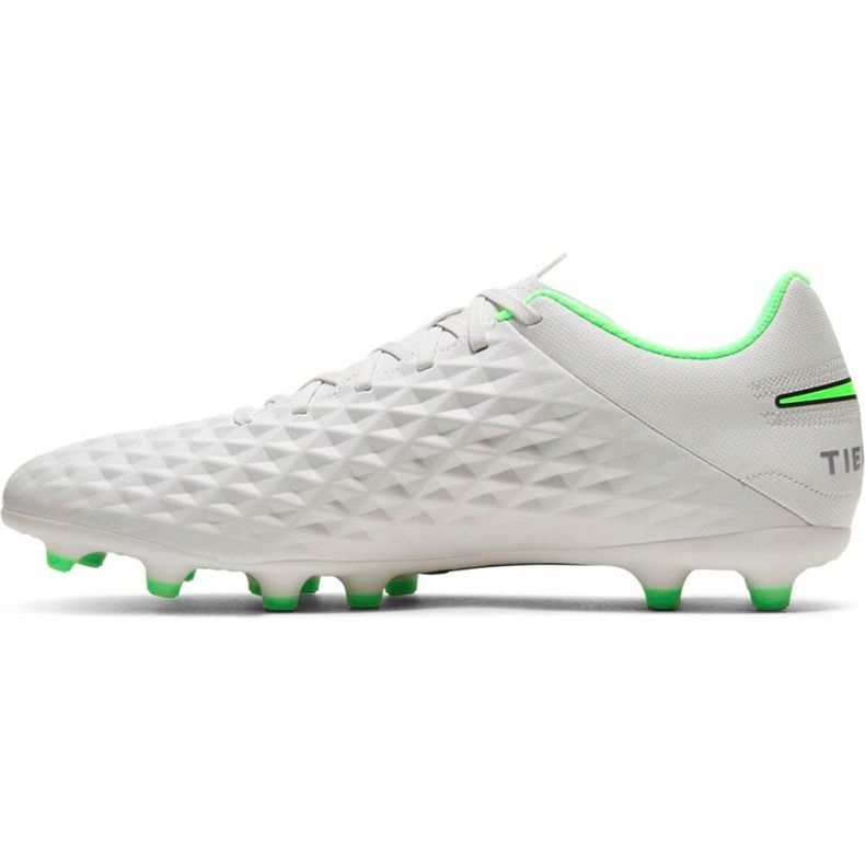 Chuteiras Nike Tiempo Legend 8 Club Mg brancas AT6107 030 branco branco 1