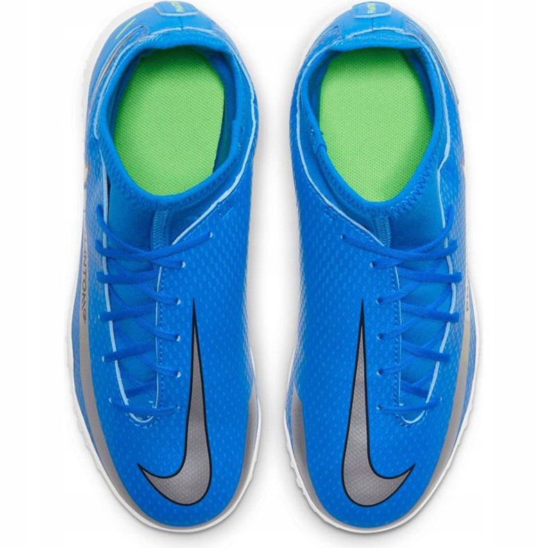 Chuteira Nike Phantom Gt Club Df Tf Junior CW6729 400 azul azul 1