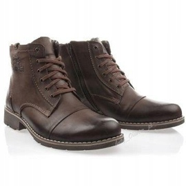 Mario Pala Botas masculinas com pele 312 marrom 2