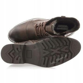 Mario Pala Botas masculinas com pele 312 marrom 3