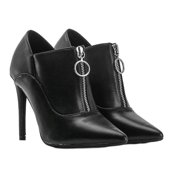 Botas pretas de salto alto Lucia preto 1 Botas pretas de salto alto Lucia preto 1