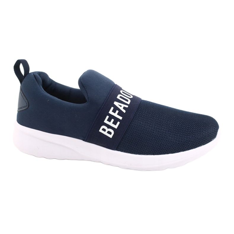 Sapatos juvenis Befado 516Q082 branco azul marinho 1