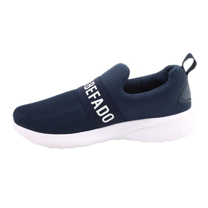 Sapatos juvenis Befado 516Q082 branco azul marinho 2