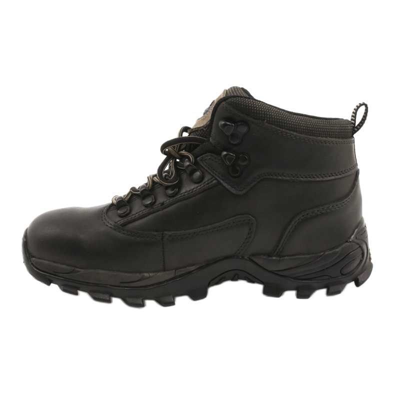 American Club Sapatos de trekking de inverno em couro preto TF201303005 bege 1