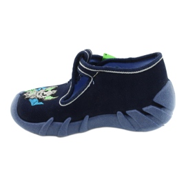 Calçados infantis Befado 110P388 azul marinho verde 2
