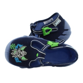 Calçados infantis Befado 110P388 azul marinho verde 5