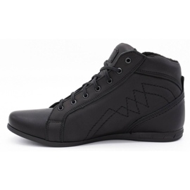 Polbut Sapatos isolados masculinos negros 866 preto 1
