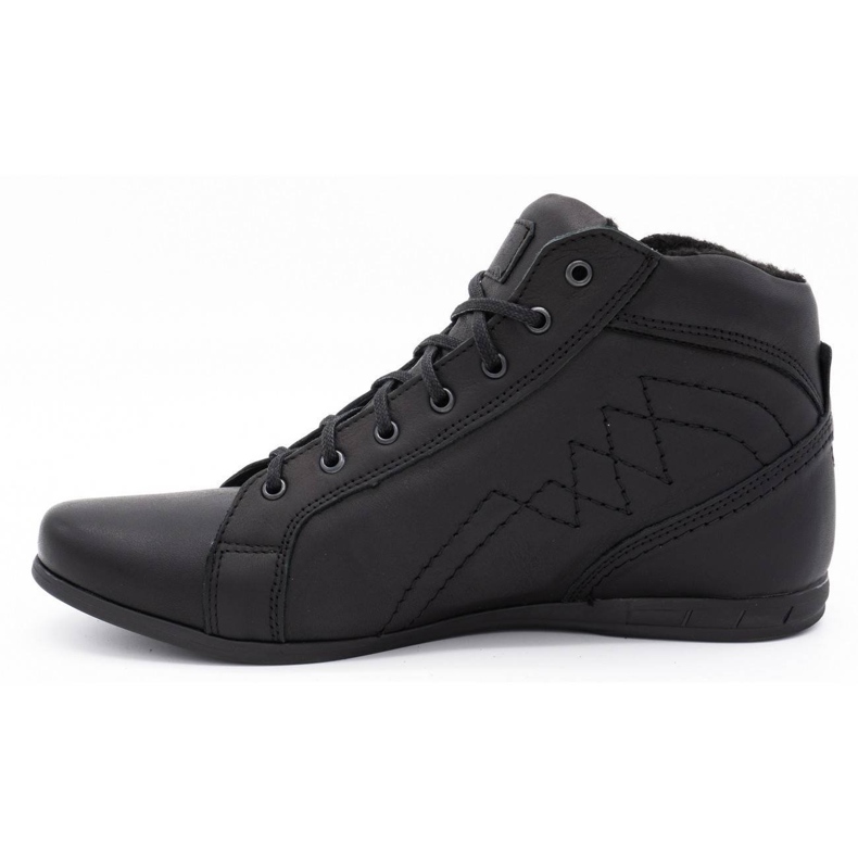 Polbut Sapatos isolados masculinos negros 866 preto 1