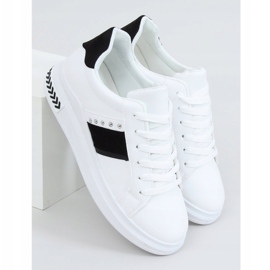 Tênis feminino branco LA129P BRANCO / PRETO 1